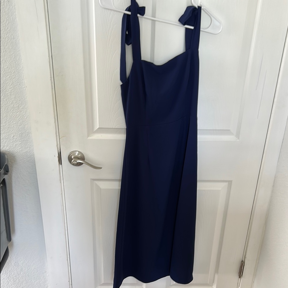 Elegant Navy Blue Women's Dress
